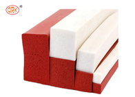 Red Silicone Extruded Strip Rubber Foam Sponge O Ring Seal Cord