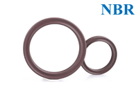 Custom NBR O Ring Seal Water Resistant Inside -30 ° C - + 120 ° C Suhu Operasional