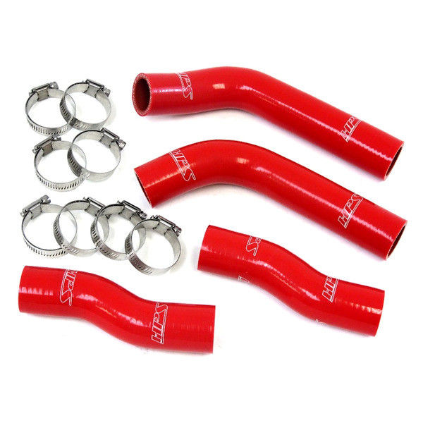 Red Exhaust Silicone Rubber Hose For Racing Vehicles , Rubber Hose Pipe