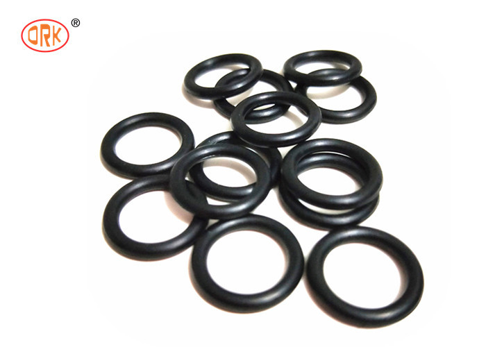 AS568 NBR FKM O Ring Tahan Suhu Tinggi Warna Hitam