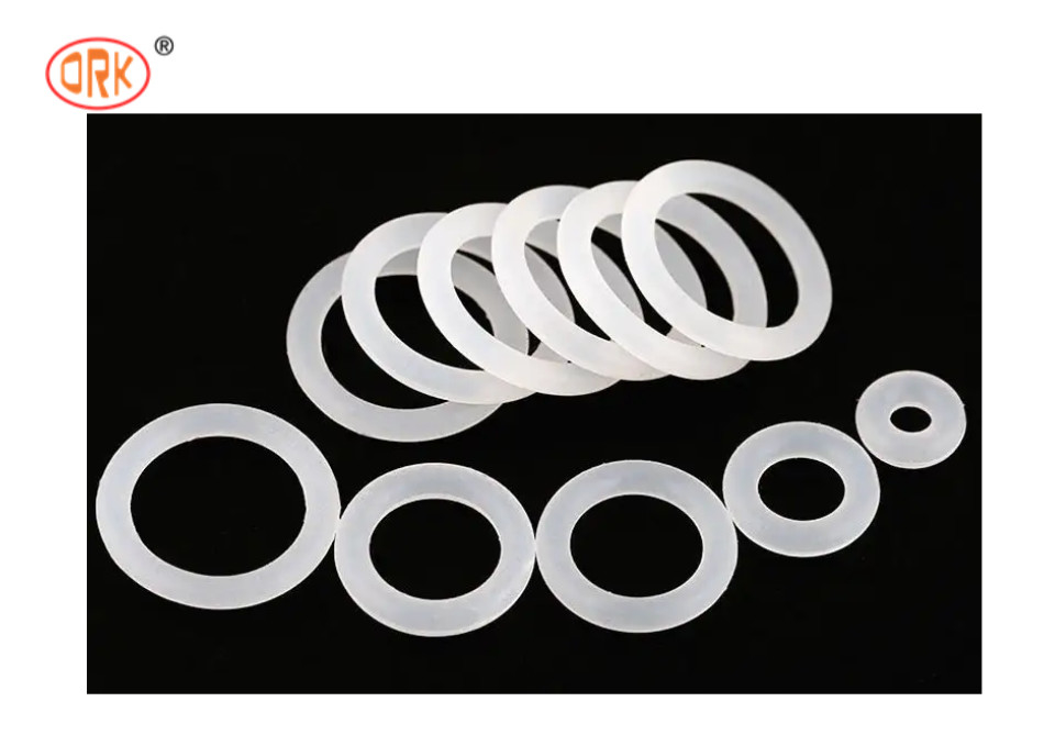 Resistensi Rebound Luar Biasa Transparan Clear Silicone o-ring untuk Produk Elektronik