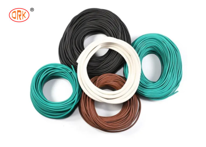 Hitam Coklat Hijau Putih NBR Ketahanan Abrasi Strip Karet Nitril Penyegelan Kabel Cincin O