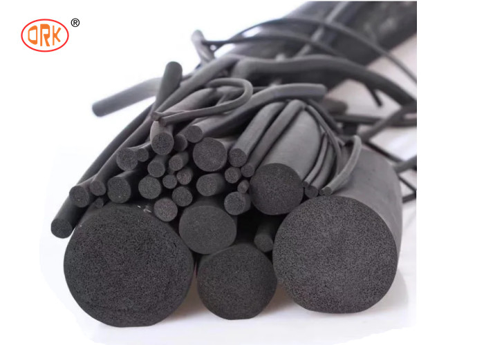 Produsen EPDM Hitam Karet busa silikon Sponge Strip O Ring Karet Cord