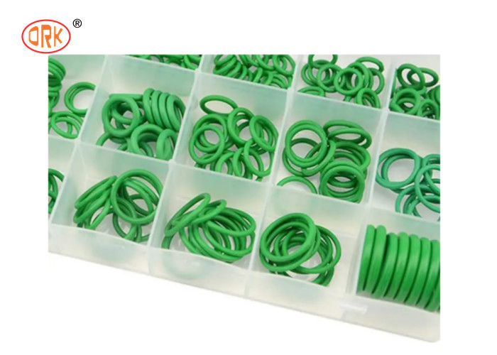 Hijau HNBR 240PCS O Ring Box 18 Ukuran O Ring kit untuk AC