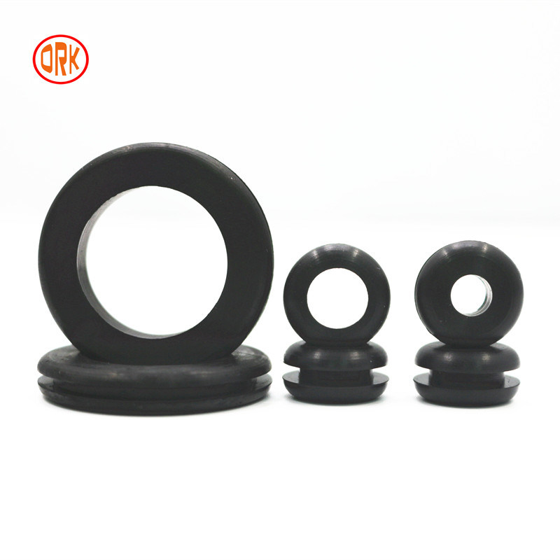 ORK Bagian Karet Cetakan FDA Sertifikasi Non toksik Karet Silikon Grommets Kekuatan tarik 1000 PSI