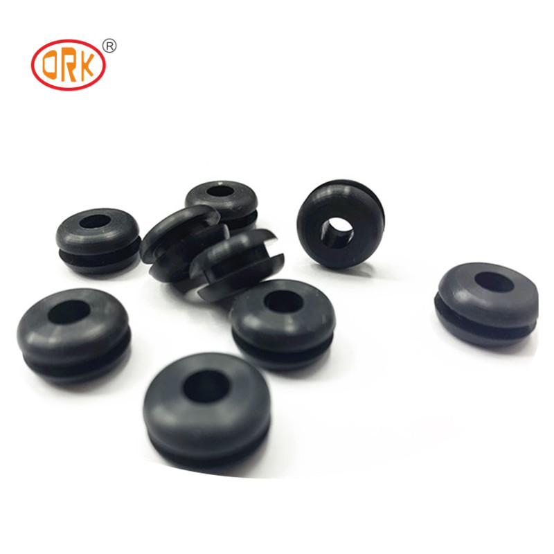Custom Resistance Heat Black Silicone Rubber Hole Grommets Plug / Kabel Karet Grommet Ring Untuk suku cadang mobil