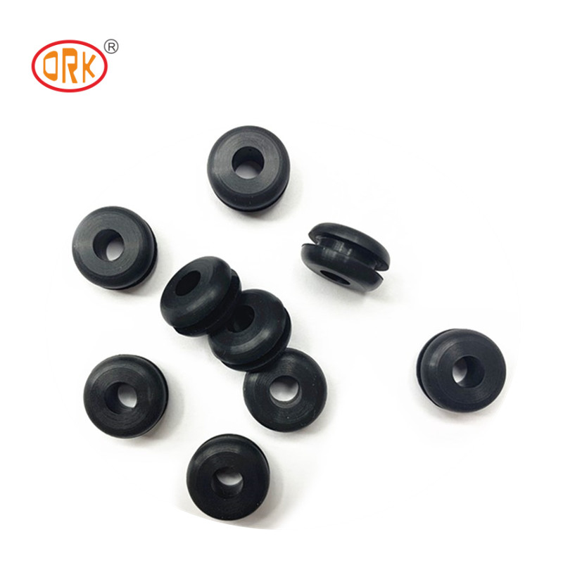 ORK Bagian Karet Cetakan FDA Sertifikasi Non toksik Karet Silikon Grommets Kekuatan tarik 1000 PSI