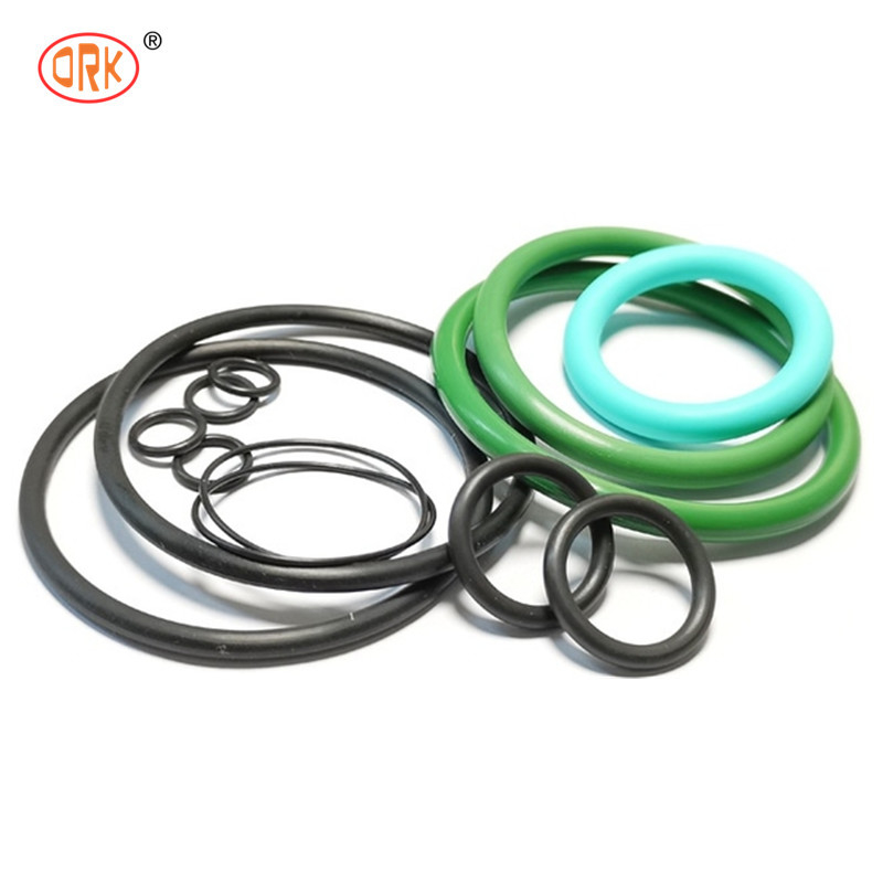 Black O Ring Vacuum Seal Natural Rubber Wiper Ring Seal dengan berbagai ukuran set kompresi