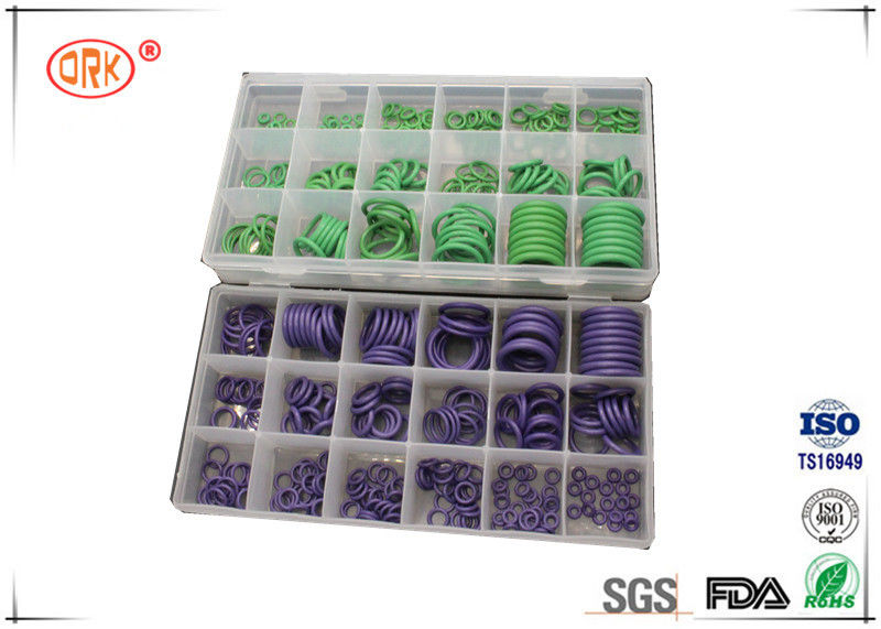 NBR HNBR O Ring Box Ozon Sunlight Resistance 240Pcs Untuk Auto Air Conditioner