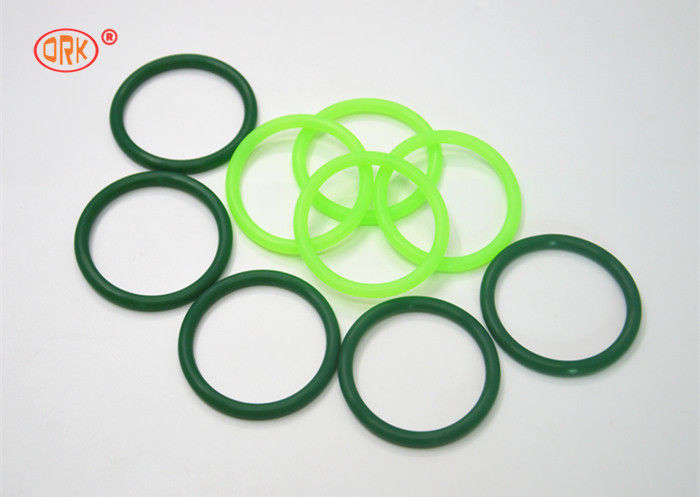 Segel Karet Fluor O Ring Tahan Panas, Cincin O Hijau Untuk Mesin Pesawat