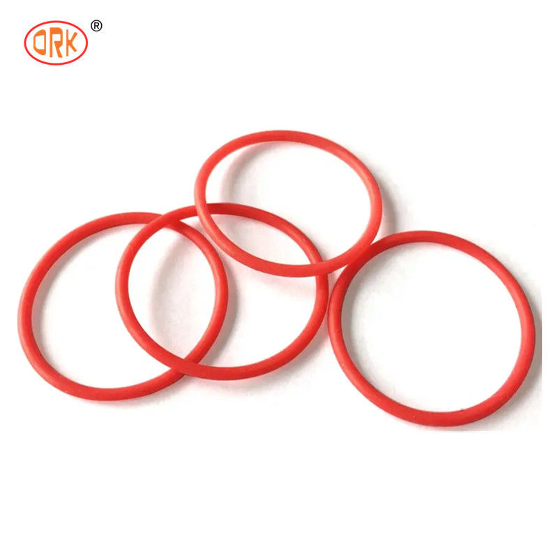 FDA VMQ Merah Karet Silikon Medical O Rings Dengan Kinerja Tahan Air Mata yang Luar Biasa