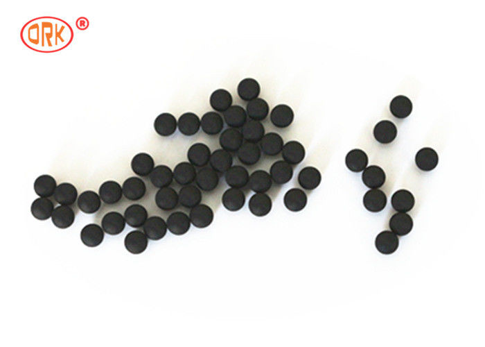 Kecil Lembut Padat Karet Silikon Bola 5mm 9mm 10mm 15mm Warna Hitam