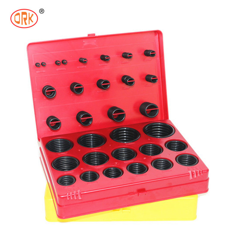 Profesional Disesuaikan Berbagai O Ring Set Perbaikan Segel 30 Ukuran 90 Durometer O Ring Kit