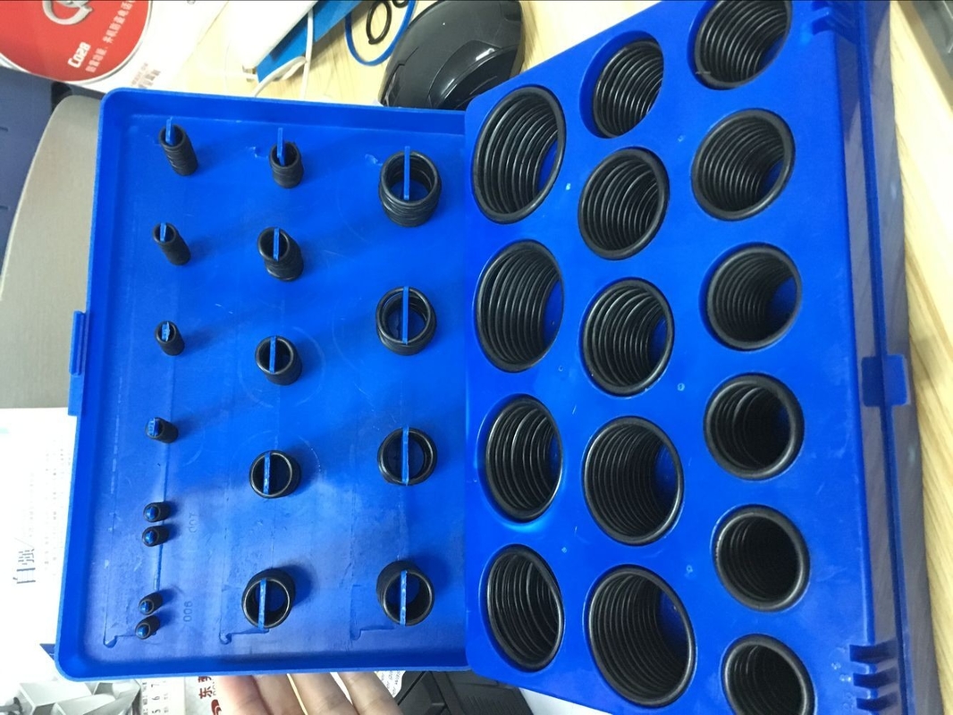 NBR70 FKM75 O Ring Box Repair Seal 30 Ukuran Tekanan Tinggi O Ring Kits Untuk Excavator