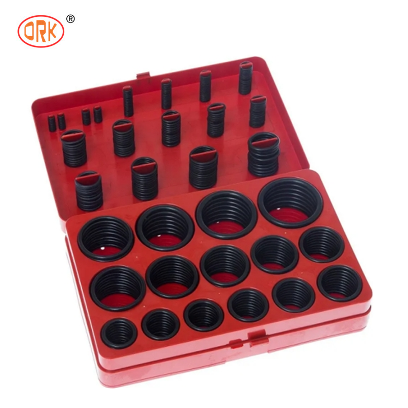 NBR Nitrile O Ring Kit, Multi Material Rubber O-Ring Set, Leakproof Sealing Rings, Cocok untuk Otomotif, Excavator, Pemeliharaan Pipeline