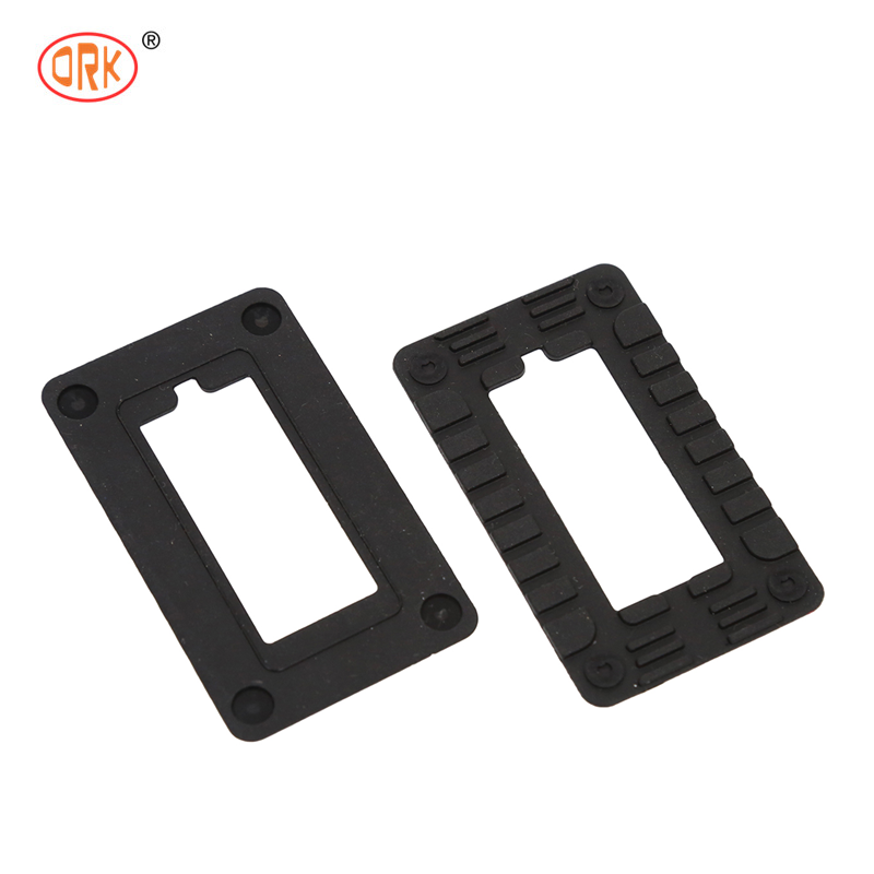 Gasket Flensa Karet Industri, Opsional NBR FKM EPDM Silikon, Gasket Segel Tahan Kimia & Panas untuk Perbaikan & Penggantian Mesin