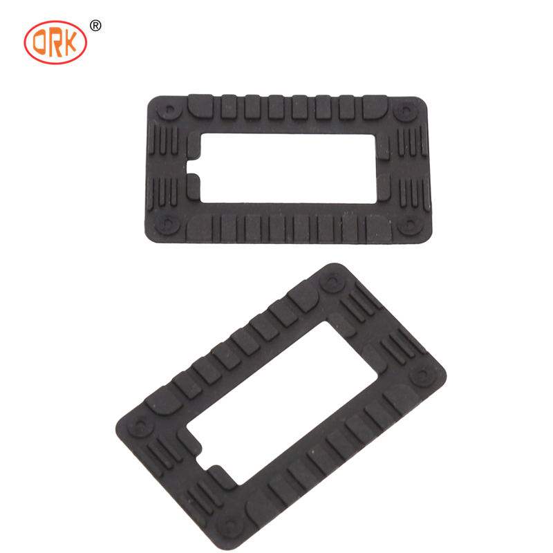 Gasket Flensa Karet Industri, Opsional NBR FKM EPDM Silikon, Gasket Segel Tahan Kimia & Panas untuk Perbaikan & Penggantian Mesin