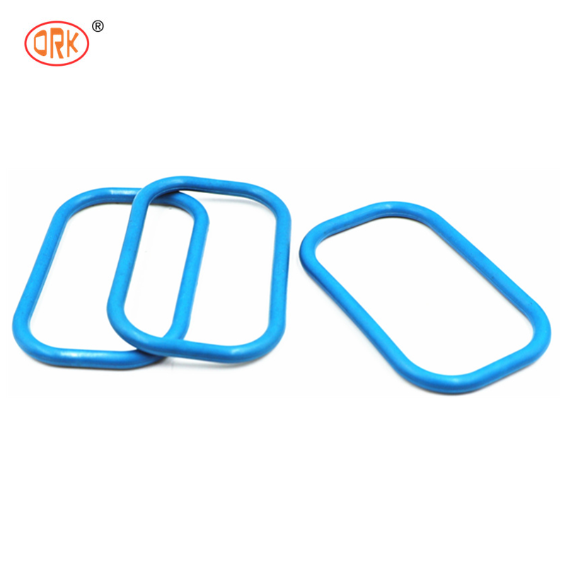 Gasket Flensa Karet Industri, Opsional NBR FKM EPDM Silikon, Gasket Segel Tahan Kimia & Panas untuk Perbaikan & Penggantian Mesin