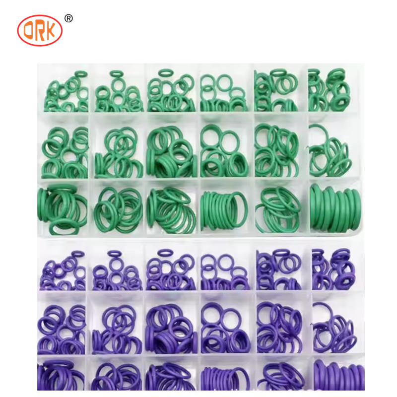 Universal Rubber O Ring Kit, Multi-Size O-Ring in Storage Case, High Elasticity Seals, NBR FKM EPDM Silicone Available for Static & Light Dynamic Sealing