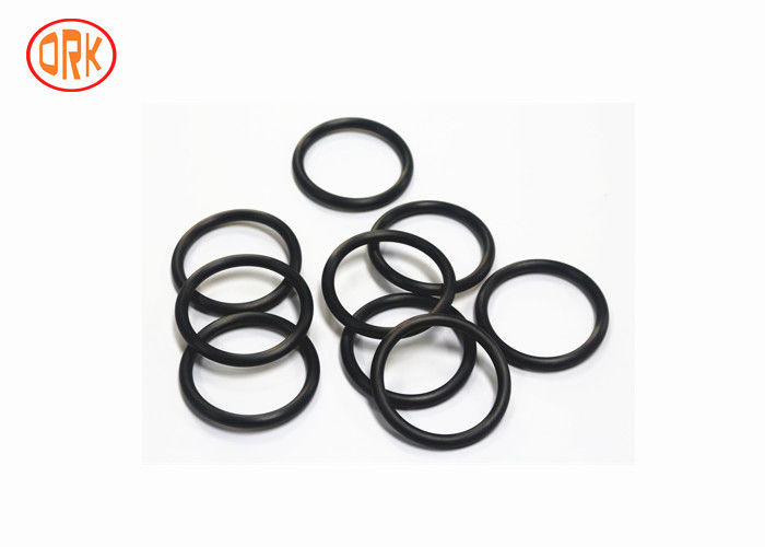 Black Acid Resistance Anti-Corrosion FKM Rubber O Rings Untuk Komponen Industri