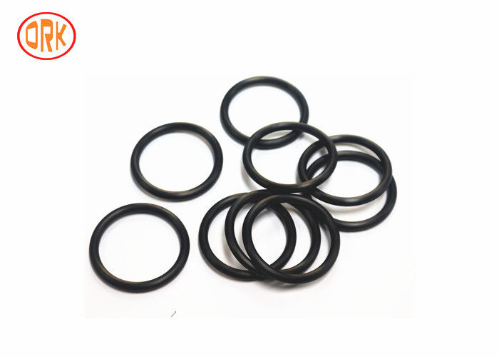 Black Acid Resistance Anti-Corrosion FKM Rubber O Rings Untuk Komponen Industri